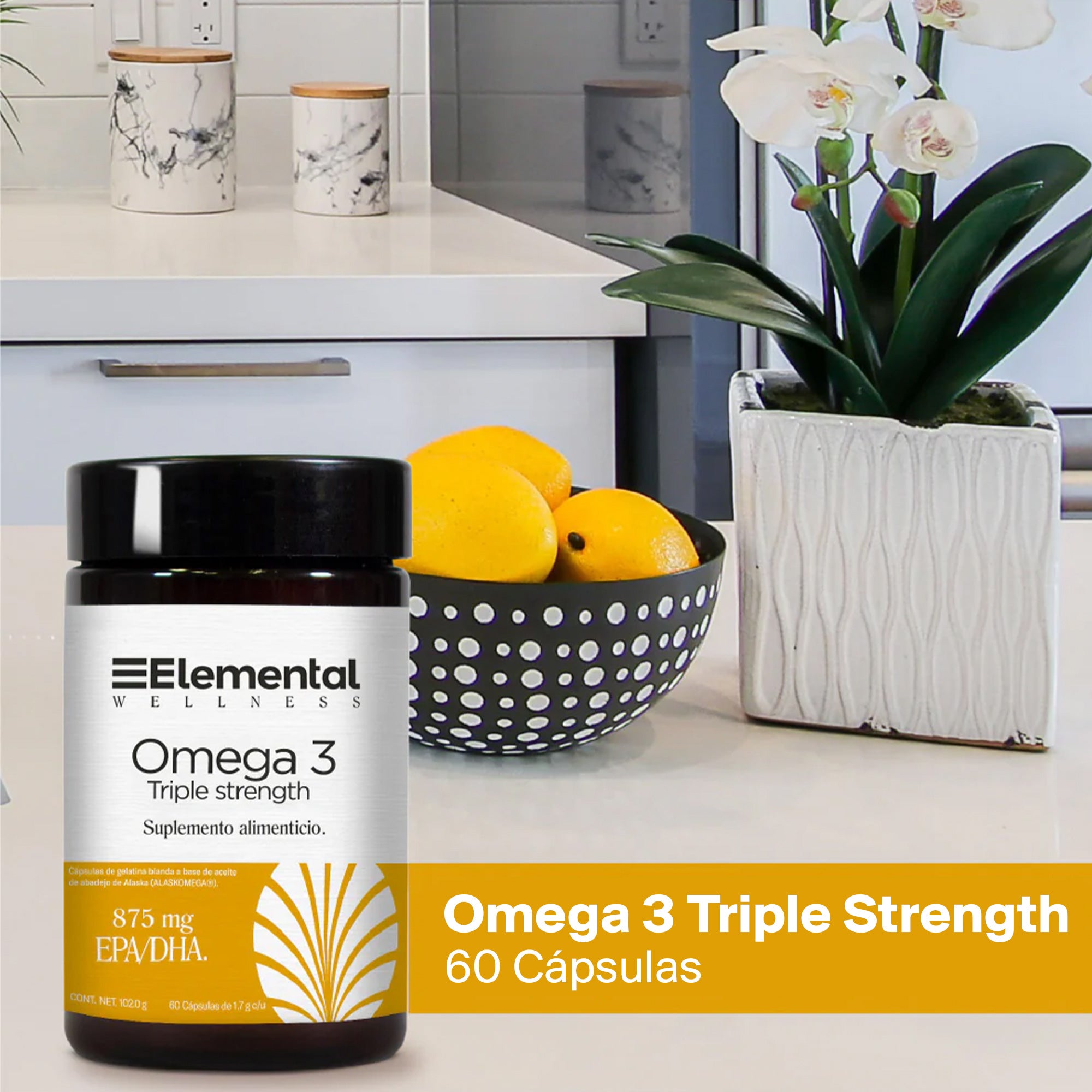 Omega 3 de aceite de pescado de Elemental