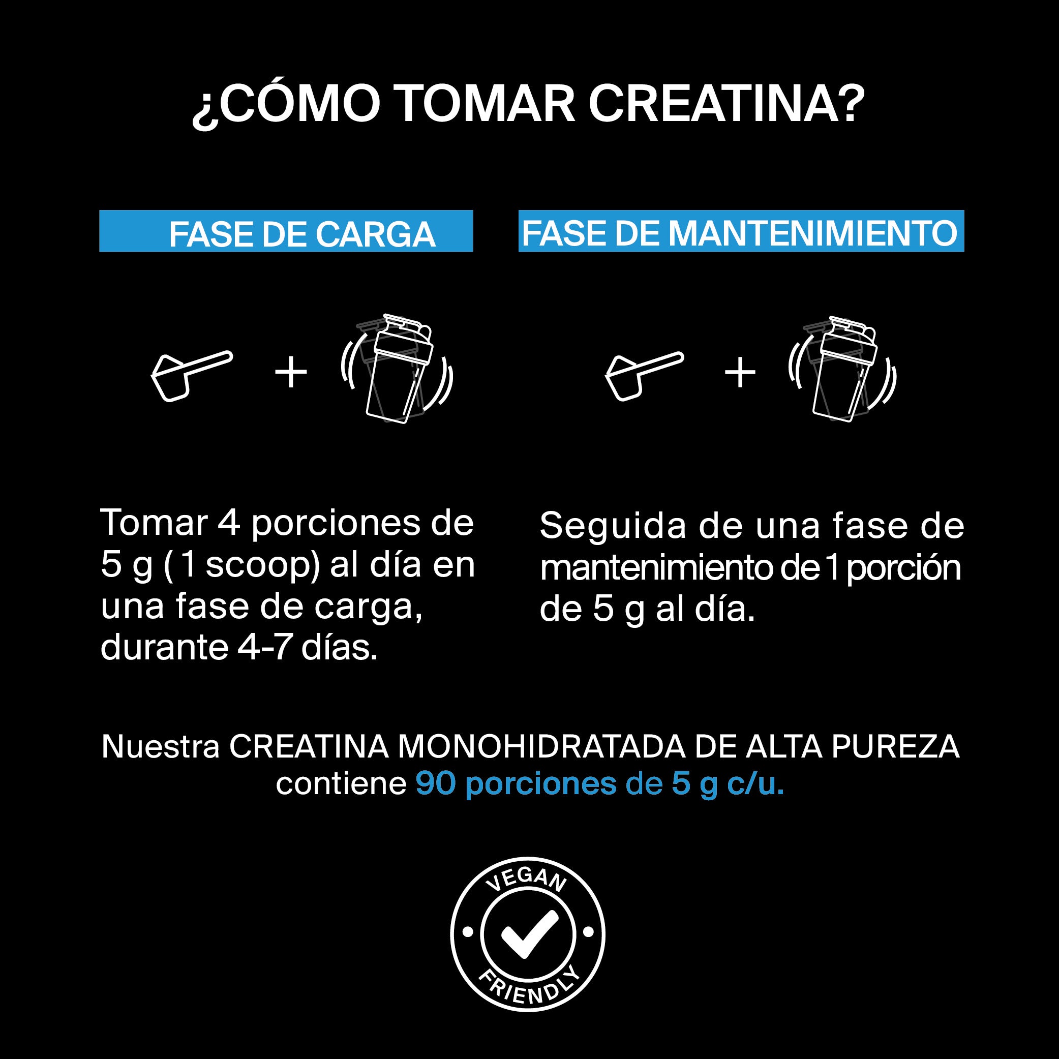 Creatina Monohidratada Pura de Elemental