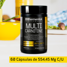 L-Carnitina Complex con CLA y Té Verde de Elemental